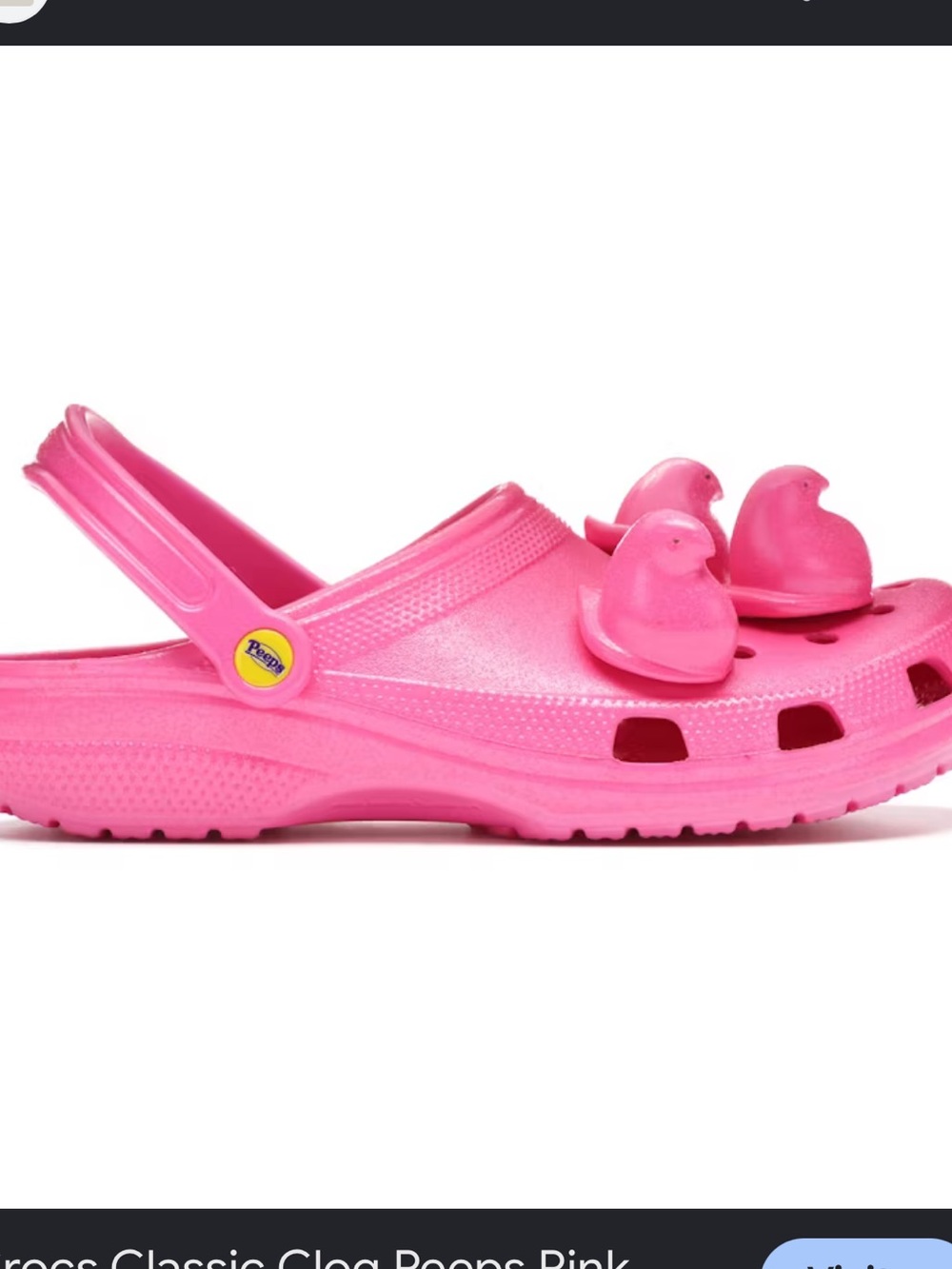PEEPS x Crocs Classic Clog in Electric Pink size 13